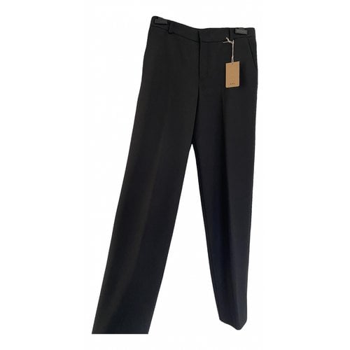 Pre-owned Apc Straight Pants In Black