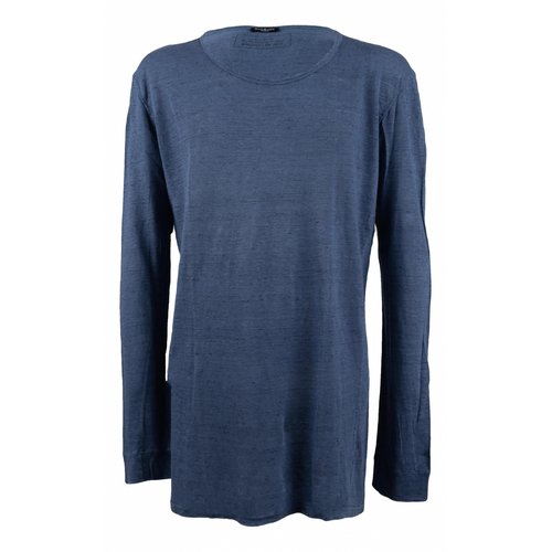 Pre-owned Balmain Linen Shirt In Blue