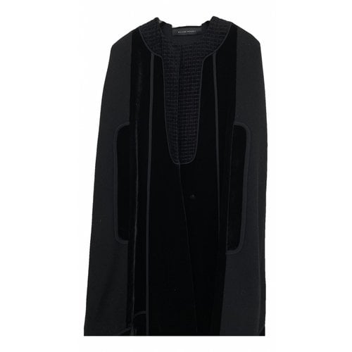 Pre-owned Roland Mouret Velvet Coat In Black