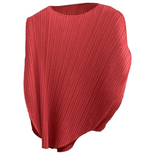 Pre-owned Pleats Please Top In Pink
