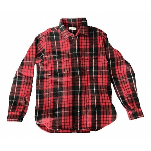 Pre-owned Saint Laurent Wool Shirt In Red