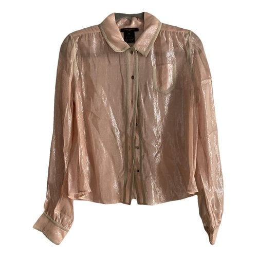 Pre-owned Louis Vuitton Silk Shirt In Pink