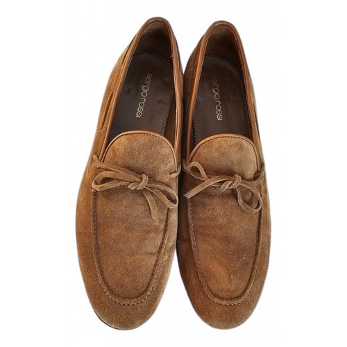 Pre-owned Sergio Rossi Flats In Brown