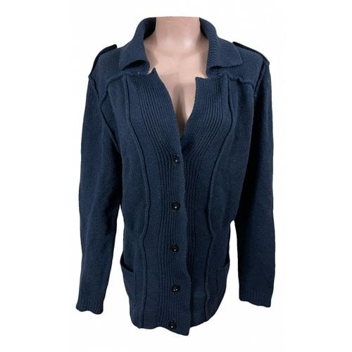 Pre-owned North Sails Wool Cardigan In Navy