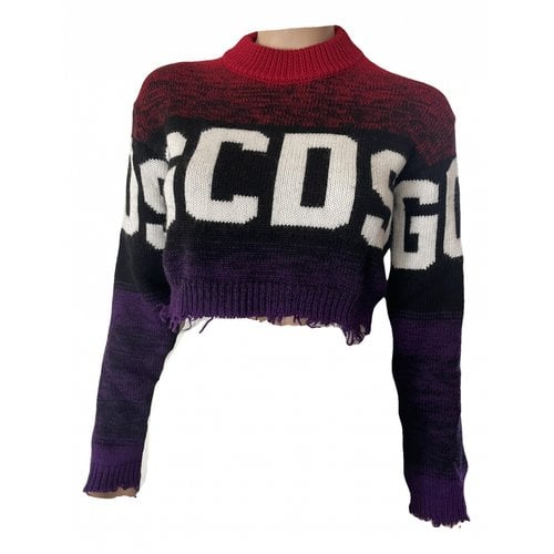 Pre-owned Gcds Wool Jumper In Purple