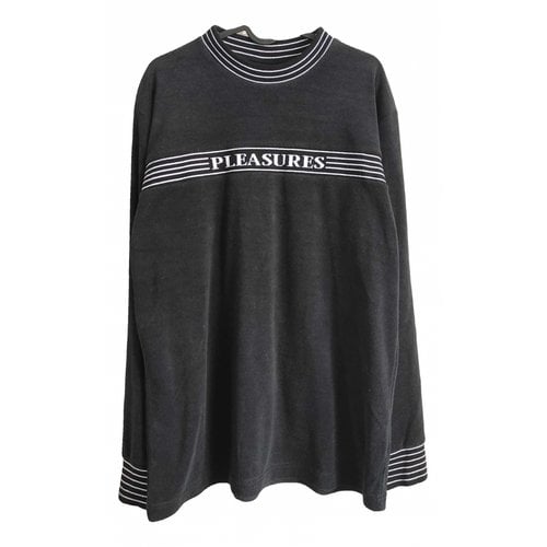 Pre-owned Pleasures Sweatshirt In Black