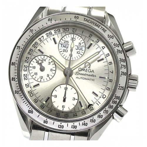 Pre-owned Omega Speedmaster Watch In Silver