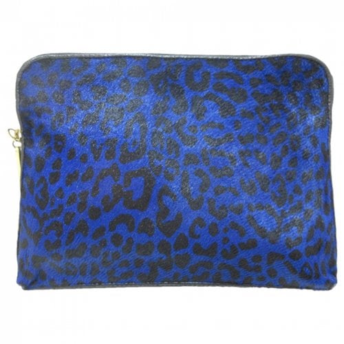 Pre-owned 3.1 Phillip Lim / フィリップ リム Leather Clutch Bag In Blue