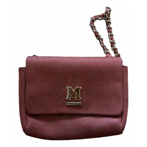 Pre-owned M Missoni Glitter Crossbody Bag In Orange