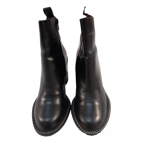Pre-owned Givenchy Leather Boots In Other