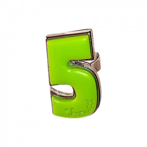 Pre-owned Fiorucci Ring In Green