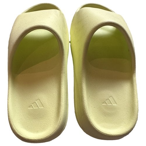 Pre-owned Yeezy Sandals In Yellow