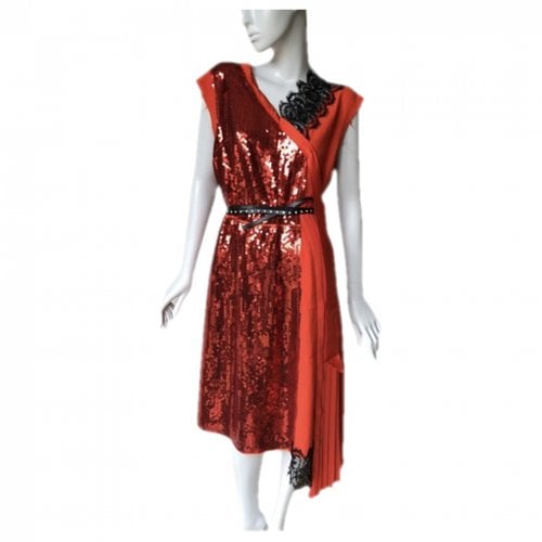 Pre-owned Marc By Marc Jacobs Mid-length Dress In Red