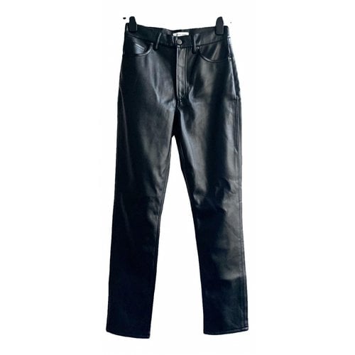 Pre-owned Anine Bing Trousers In Black