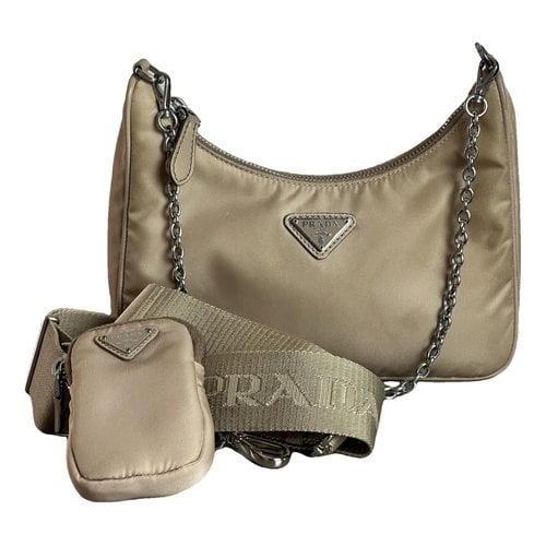 Pre-owned Prada Re-edition 2005 Handbag In Camel