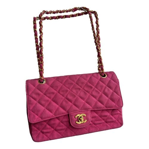 Pre-owned Chanel Timeless/classique Crossbody Bag In Pink