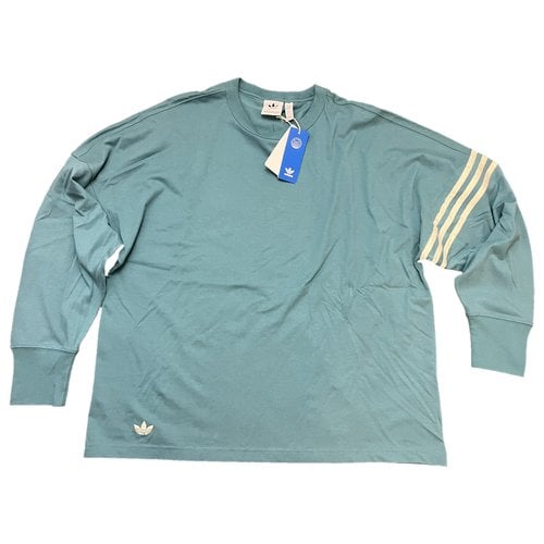 Pre-owned Adidas Originals T-shirt In Turquoise