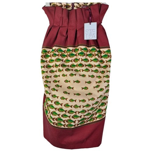 Pre-owned Stella Jean Mid-length Skirt In Burgundy