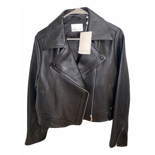 Pre-owned Rebecca Taylor Leather Jacket In Black