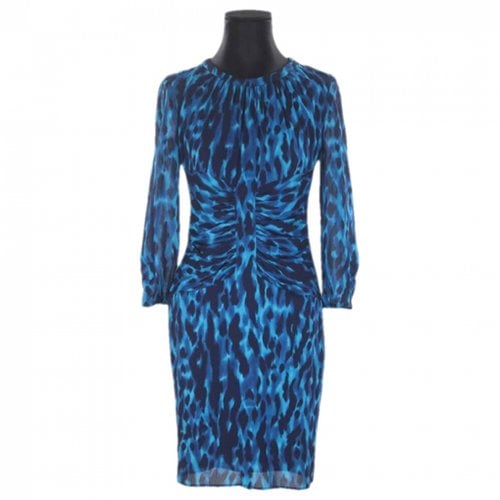 Pre-owned Whistles Silk Dress In Blue
