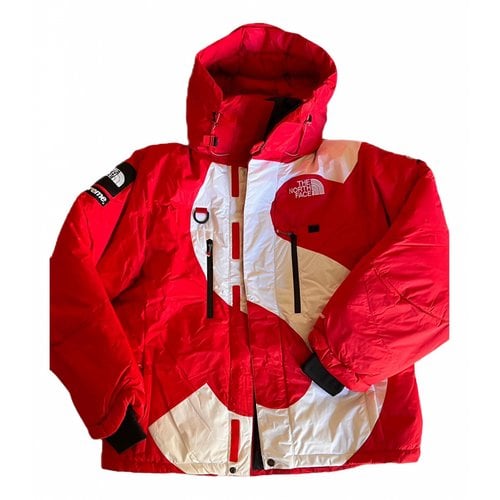 Pre-owned Supreme X The North Face Coat In Red