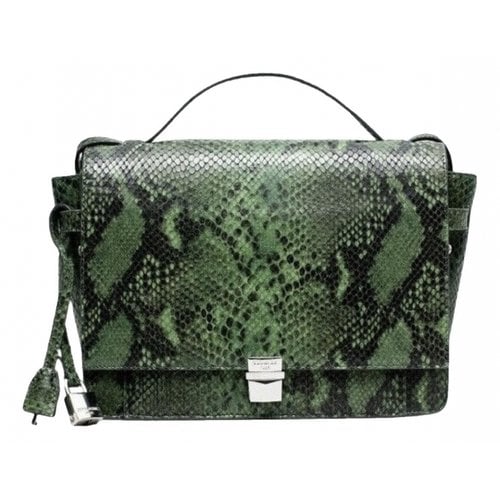 Pre-owned Zadig & Voltaire Rock Leather Crossbody Bag In Green
