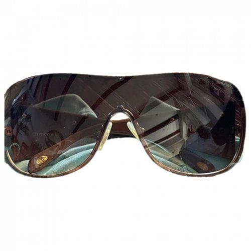 Pre-owned Tiffany & Co Oversized Sunglasses In Brown