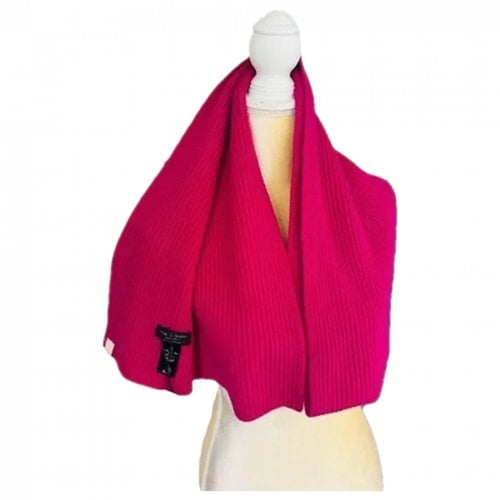 Pre-owned Rag & Bone Cashmere Scarf In Pink
