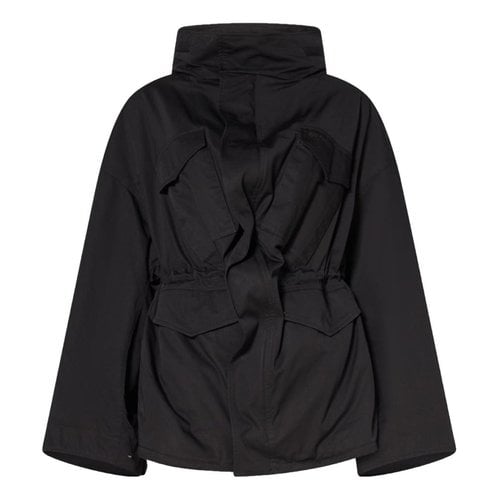 Pre-owned Balenciaga Coat In Black