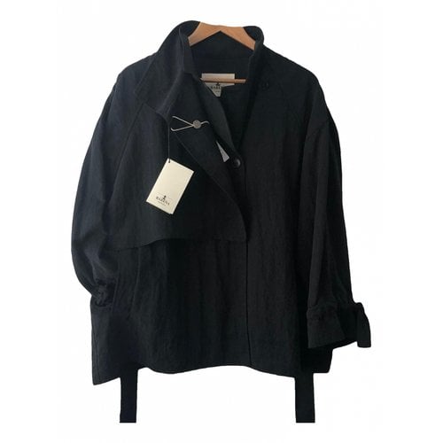 Pre-owned Barena Venezia Coat In Black