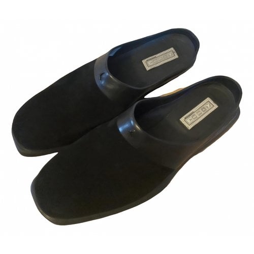 Pre-owned Jordan Sandals In Black