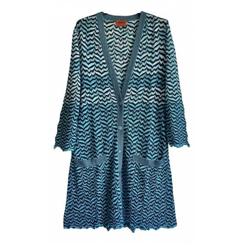 Pre-owned Missoni Cardigan In Blue