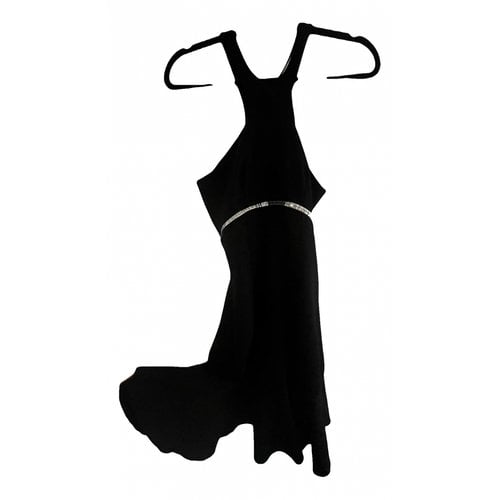 Pre-owned Maje Mini Dress In Black