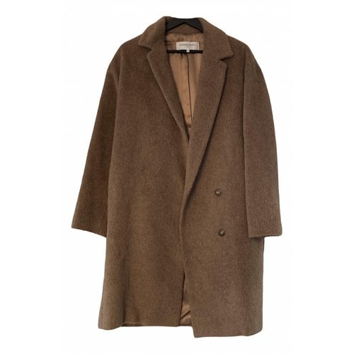 Pre-owned Gerard Darel Wool Coat In Brown