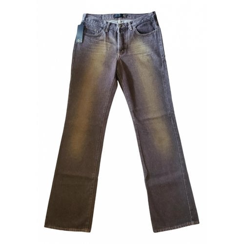 Pre-owned Just Cavalli Straight Jeans In Brown