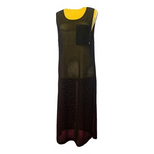 Pre-owned Dkny Maxi Dress In Black