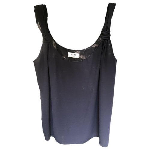 Pre-owned Weill Top In Navy