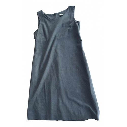 Pre-owned Dkny Mid-length Dress In Grey