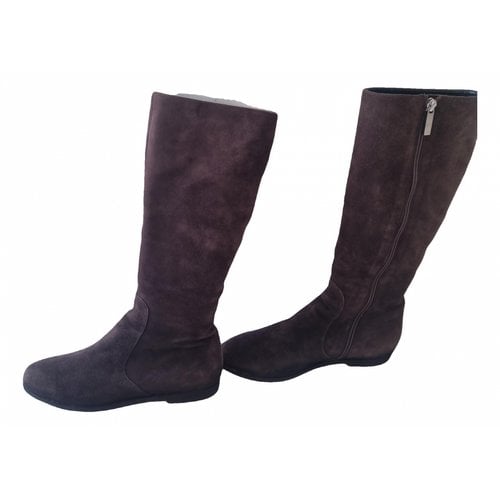 Pre-owned Fratelli Rossetti Boots In Brown