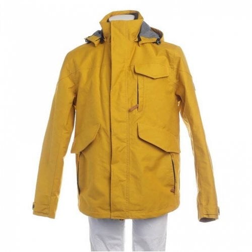 Pre-owned Timberland Puffer In Yellow