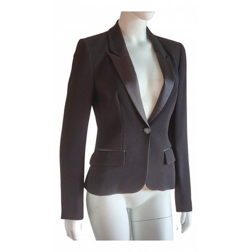 Pre-owned Anne Fontaine Blazer In Black