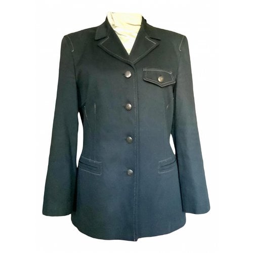 Pre-owned Laura Biagiotti Blazer In Anthracite