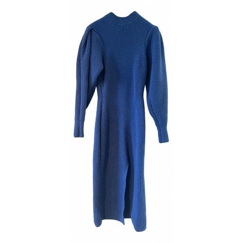 Pre-owned Isabel Marant Cashmere Mid-length Dress In Blue