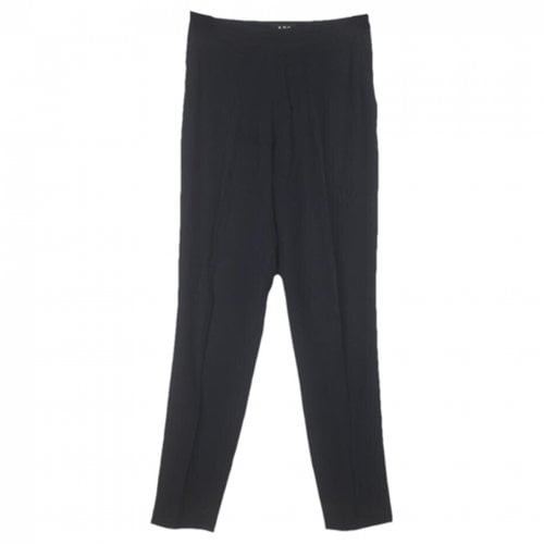 Pre-owned Apc Straight Pants In Black