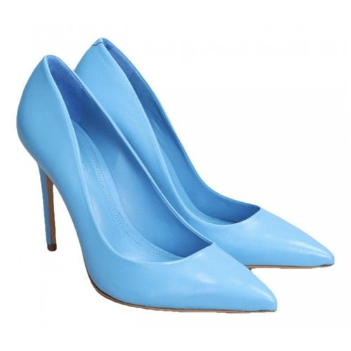 Pre-owned Schutz Leather Heels In Blue