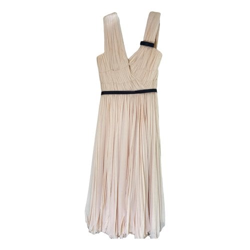 Pre-owned Chloé Silk Mid-length Dress In Pink