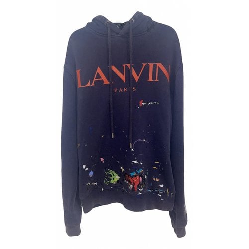 Pre-owned Lanvin Sweatshirt In Blue