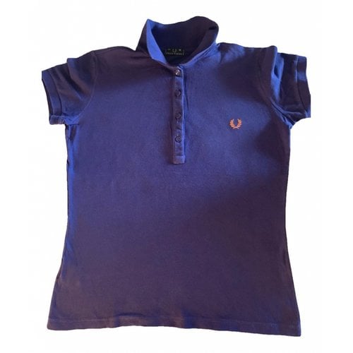 Pre-owned Fred Perry Polo In Purple