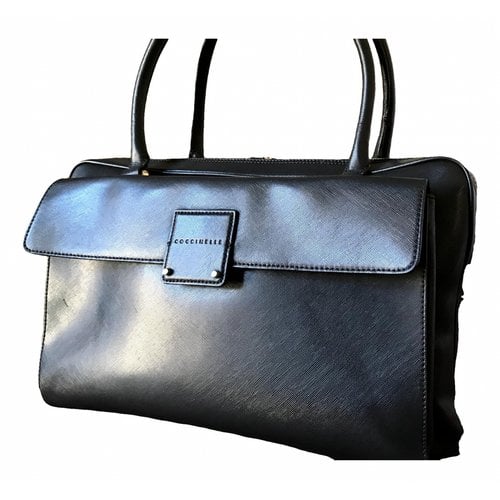 Pre-owned Coccinelle Leather Travel Bag In Black