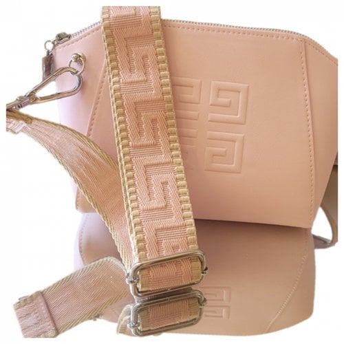 Pre-owned Givenchy Vegan Leather Handbag In Pink